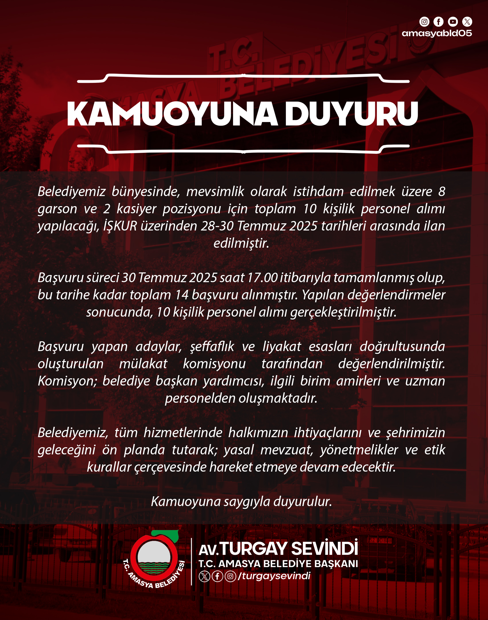 T.C. Amasya Belediyesi